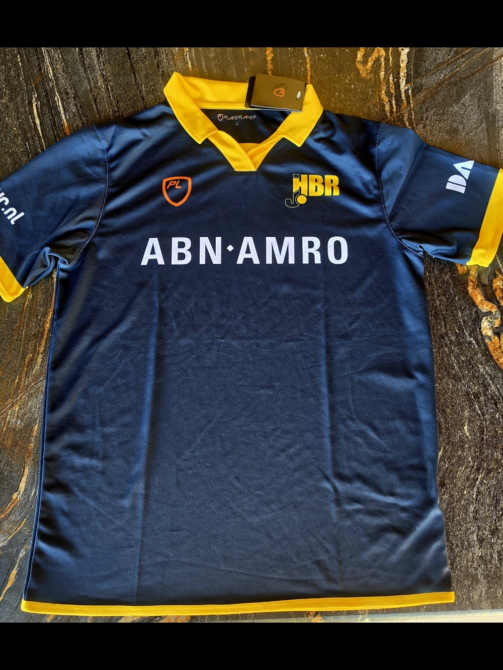 Pro Player Navy and Yellow ABN AMRO Jersey